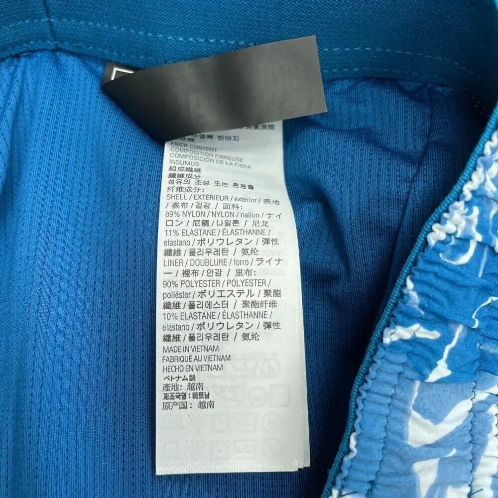 NEW Kirkland Signature Men's L Blue Tropical Swim Shorts